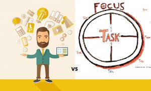 multitasking vs focus